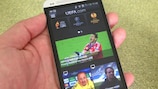 Siga a Champions League no seu dispositivo móvel