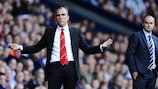 Paolo Di Canio during his last game on the Sunderland bench at West Brom