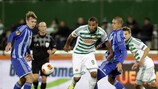 Rapid's Terrence Boyd tries to puncture a hole through the Dynamo defence