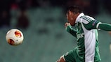 Juninho Quixadá finds the net for Ludogorets Razgrad against Dinamo