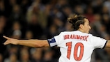 Zlatan Ibrahimović (Paris Saint-Germain FC) consiguió cuatro goles en la goleada francesa