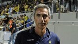 El técnico del Maccabi, Paulo Sousa