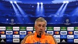 O treinador do Real Madrid, Carlo Ancelotti, deixou enormes elogios ao compatriota Roberto Mancini