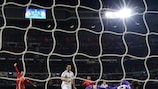 Álvaro Arbeloa marca o segundo golo do Real Madrid ao Galatasaray