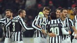 Los jugadores de la Juventus celebran la victoria ante el Udinese