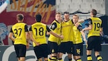Robert Lewandowski marcó el gol del Dortmund