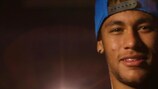 Neymar, feliz en Barcelona