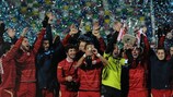 Il Chikhura festeggia la vittoria in Supercoppa di Georgia