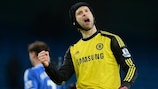 Chelsea's Petr Čech has made his 100th UEFA Champions League appearance