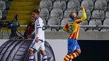 Софьян Фегули празднует второй гол "Валенсии" в Никосии