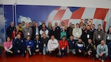 Participants at the UEFA Football Doctor Education Programme course in Croatia