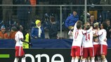 El Salzburgo ganó 3-1 al Ajax, su octava victoria consecutiva en sendos encuentros de la UEFA Europa League esta temporada