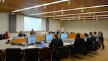 Uma reunião do Comité de Recursos da UEFA