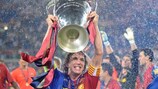 Carles Puyol ajudou o Barcelona a vencer por três vezes a UEFA Champions League