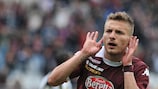 Ciro Immobile after scoring against Udinese in April