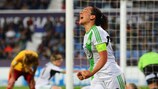Nadine Kessler celebrates Wolfsburg's final winner