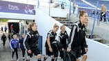 Wolfsburgs Spielerinnen beim Training
