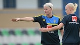 Sweden's Fischer and Seger ready for friendly final