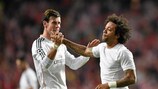 Marcelo e Gareth Bale marcaram quando o Real Madrid venceu o Atlético na final da época passada
