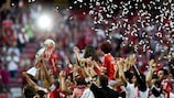 Benfica veranstaltete nach dem Spiel am Sonntag die Meisterfeier