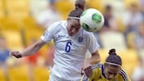 Casey Stoney headed England to victory in Ukraine