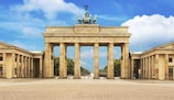The Brandenburg Gate, one of Berlin's most famous landmarks