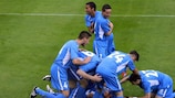 Андоррцы празднуют единственный гол в матче