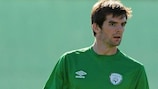 Cillian Sheridan jogou na fase de grupos da UEFA Champions League de 2008/09 com a camisola do Celtic