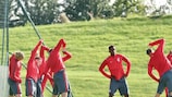 LOSC train on Tuesday ahead of their meeting with Porto