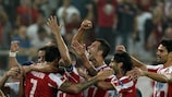 O campeão grego alcançou uma vitória notável frente ao Atlético, finalista vencido da edição anterior