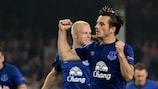 Leighton Baines leads the charge after converting from the spot