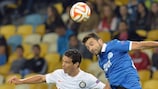 Inter's Hernanes rises with Dnipro's Bruno Gama