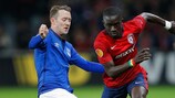 Aiden McGeady (Everton) y Idrissa Gueye (Lille) tuvieron las opciones más claras del partido