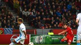 Джулио Донати забил первый из двух голов "Байера" в прошлом матче с "Зенитом"