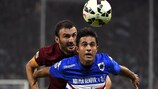 Keine Tore fielen beim Gastspiel der Roma bei Sampdoria