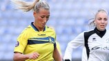 Theresa Nielsen esteve entre as marcadoras na goleada do Brøndby ao Gintra