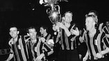 "Интер" после победы в Кубке европейских чемпионов в 1964 году