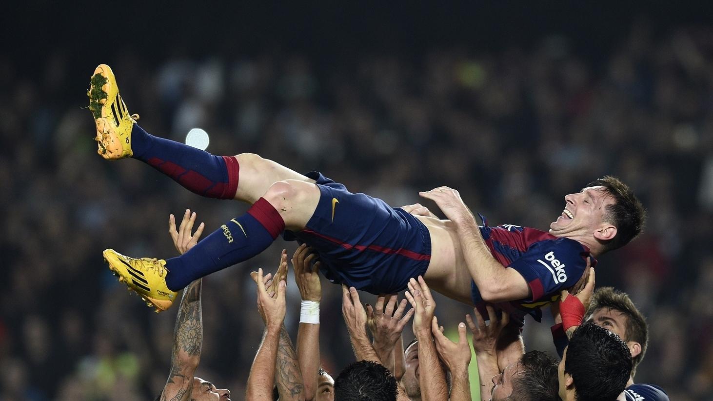 Barcelona's Messi breaks Zarra's Liga mark | UEFA.com
