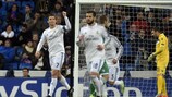 Cristiano Ronaldo feiert seinen Führungstreffer für Madrid