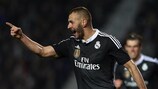 Karim Benzema inaugurou o marcador para o Real Madrid