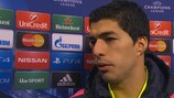 Luis Suárez au micro d'UEFA.com
