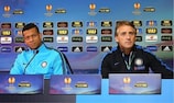 Mancini e Guarin in conferenza stampa
