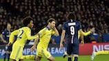 Chelsea and Paris resume their round of 16 tie at 1-1 after the first leg