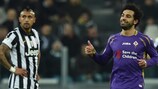 Mohamed Salah após marcar o seu segundo golo à Juventus