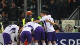 Fiorentina feiert im Stadio Olimpico