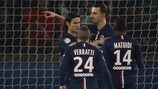 Zlatan Ibrahimović ha realizzato una tripletta per il Paris Saint-Germain