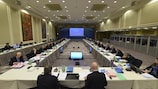 The UEFA Executive Committee meeting in Vienna