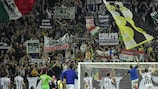 La Juventus celebró la victoria con sus aficionados