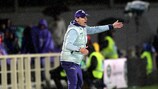 Vincenzo Montella, tecnico dell'ACF Fiorentina impegnata in Ucraina contro la Dynamo Kyiv