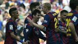 Lionel Messi und Barcelona kamen der Meisterschaft einen kleinen Schritt näher